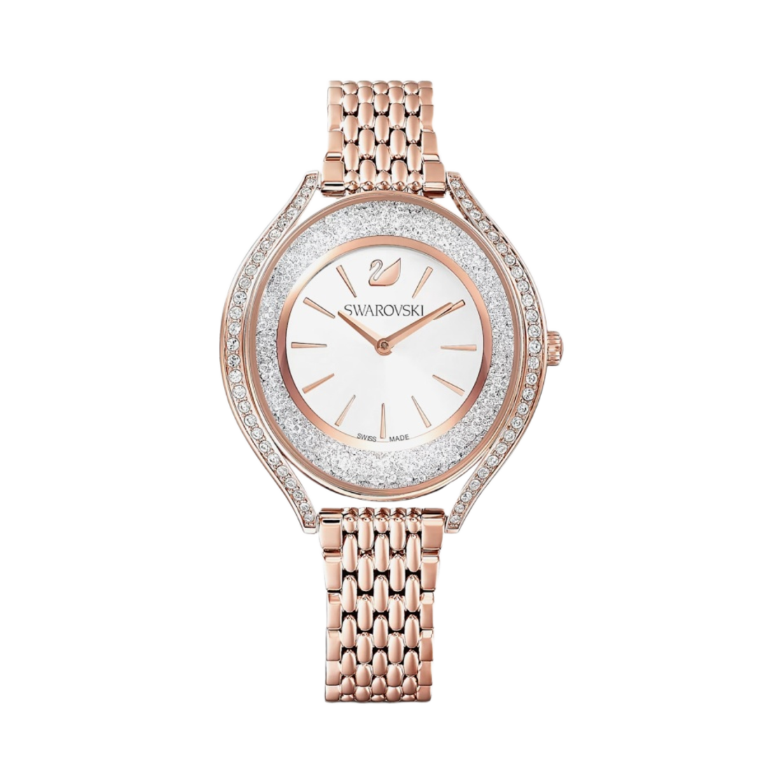 (W) 스와로브스키 크리스탈린 아우라 워치 로즈 골드((W) Swarovski Crystalline Aura Watch Rose Gold)