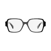 Chanel Square Eyeglasses Acetate & Black International Fit