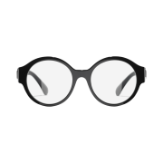 Chanel Round Eyeglasses Acetate & Black