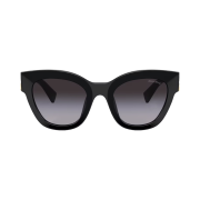 (W) Miu Miu Glimpse Sunglasses Gradient Smoky Grey Lenses Black Acetate Alternative fit
