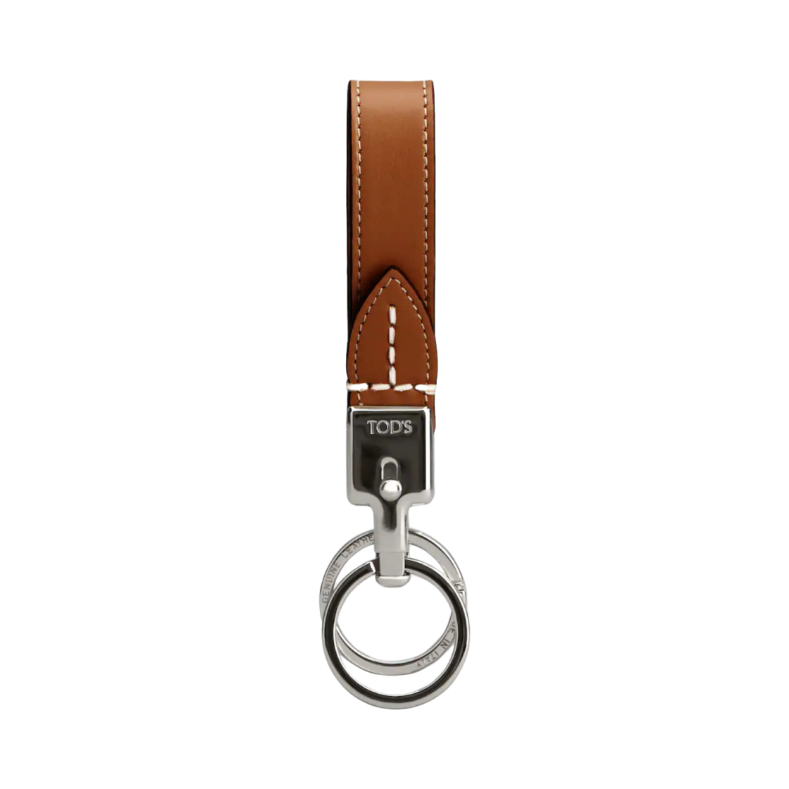 XAMIMPGC200QNTS410 Tod's Leather Key Holder Brown