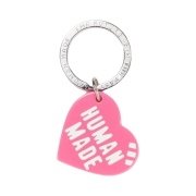 Human Made Heart Keyring Pink