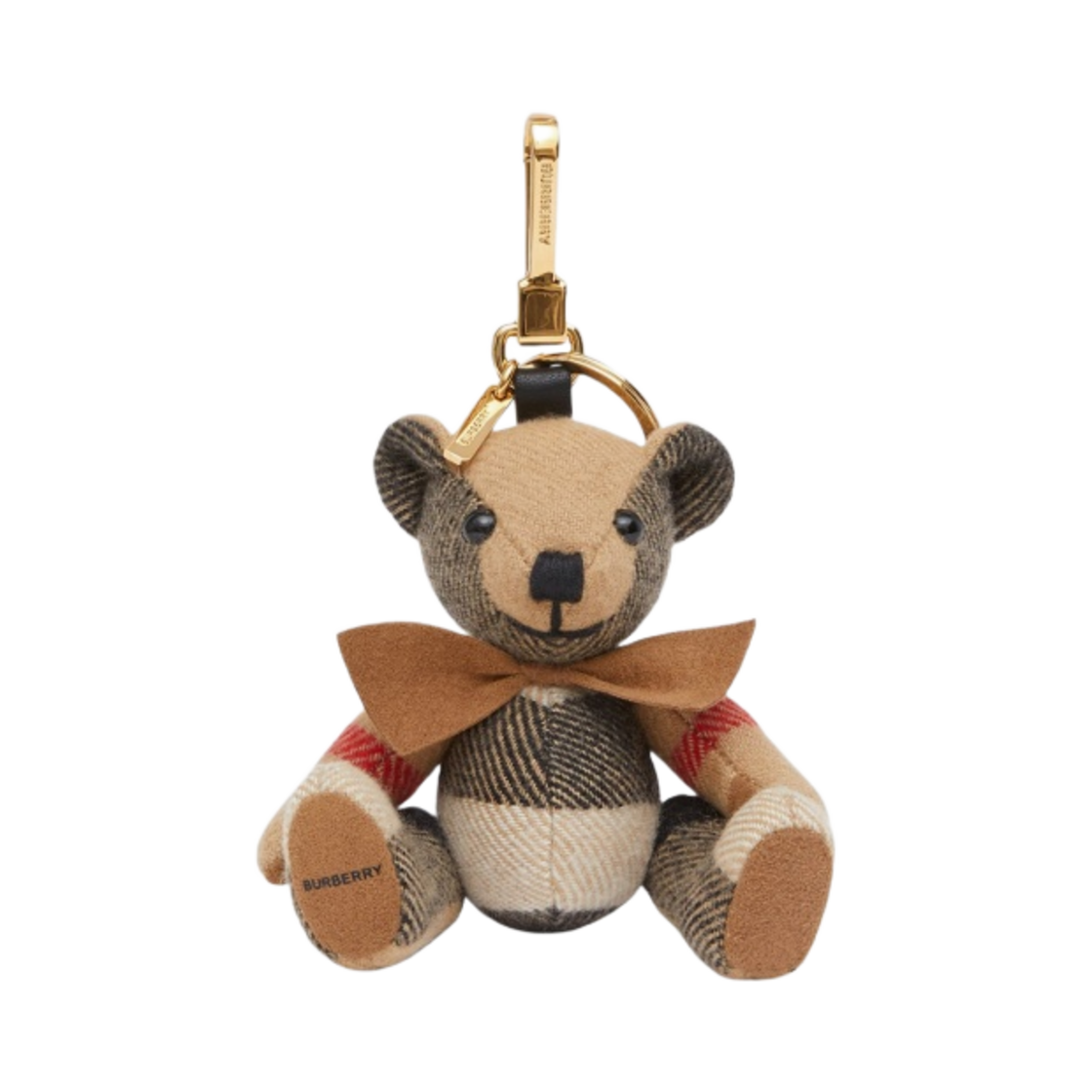 8027167 Burberry Bow Tie Thomas Bear Charm Archive Beige