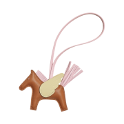 Hermes Rodeo Pegase PM Charm Milo Swift & Gold Rose Darling Jaune Milton
