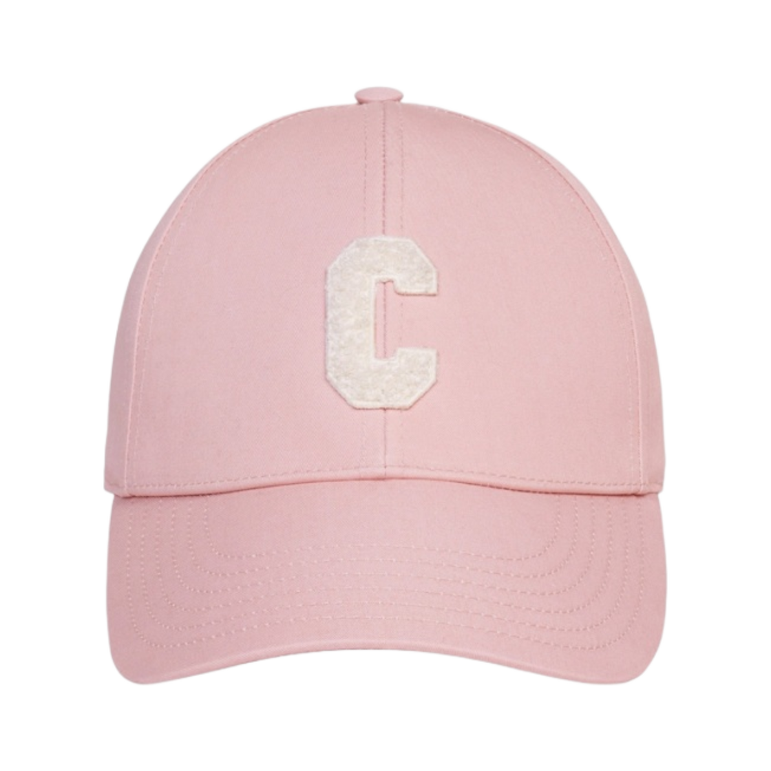 (W) 셀린느 코튼 이니셜 베이스볼 캡 빈티지 핑크((W) Celine Initial Baseball Cap in Cotton Vintage Pink) - 1
