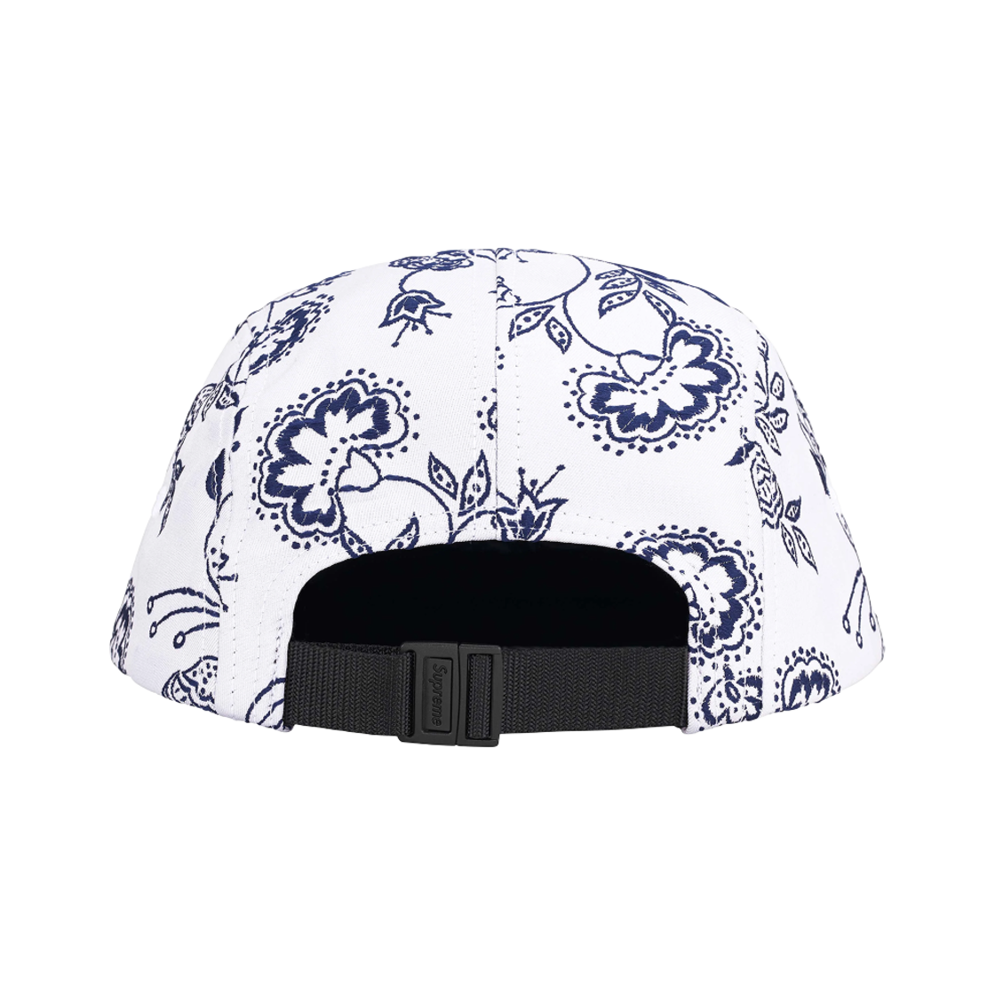 슈프림 플로럴 자카드 캠프캡 화이트 - 25SS(Supreme Floral Jacquard Camp Cap White - 25SS) - 2