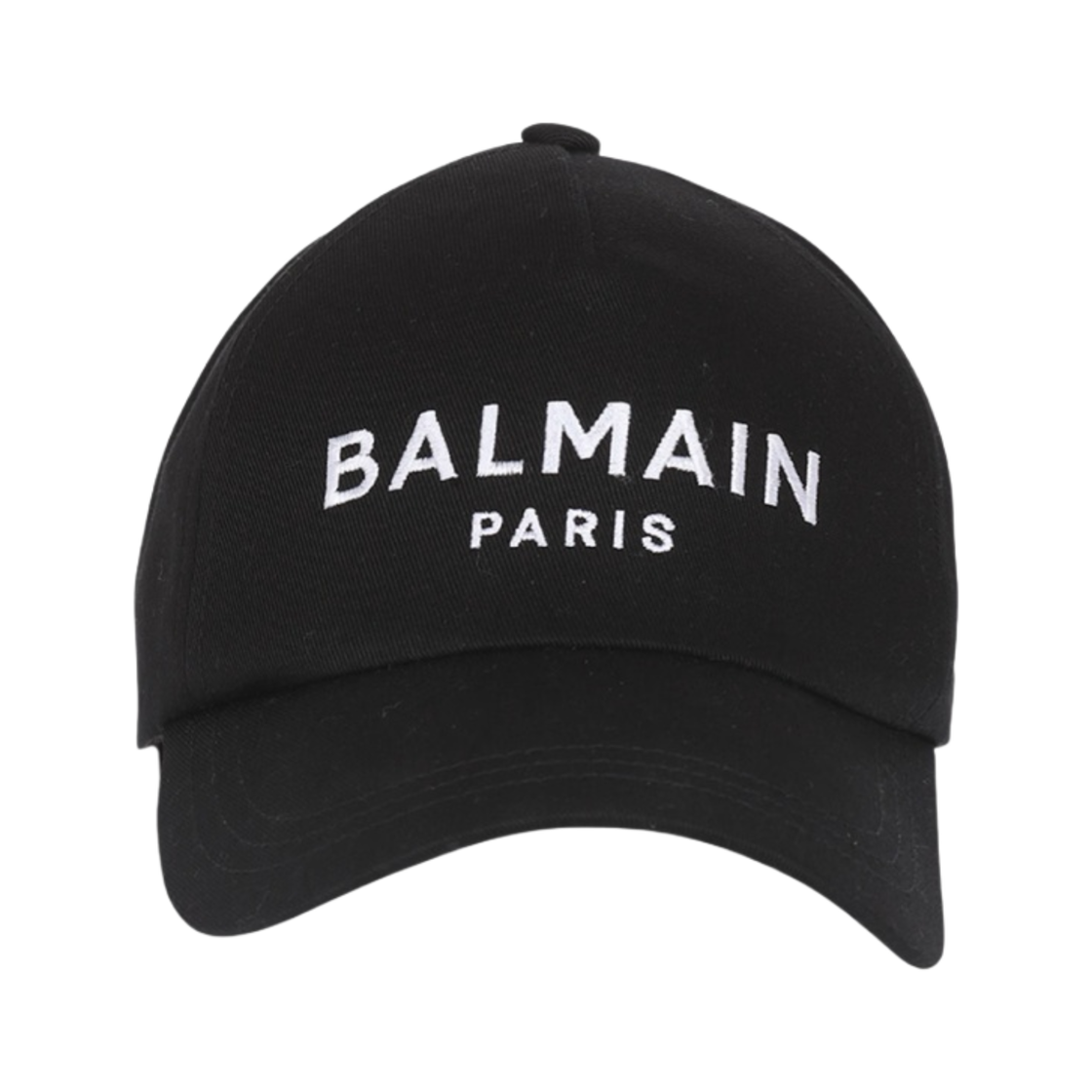 발망 발망 파리 자수 캡 블랙(Balmain Embroidered Balmain Paris Cap Black)