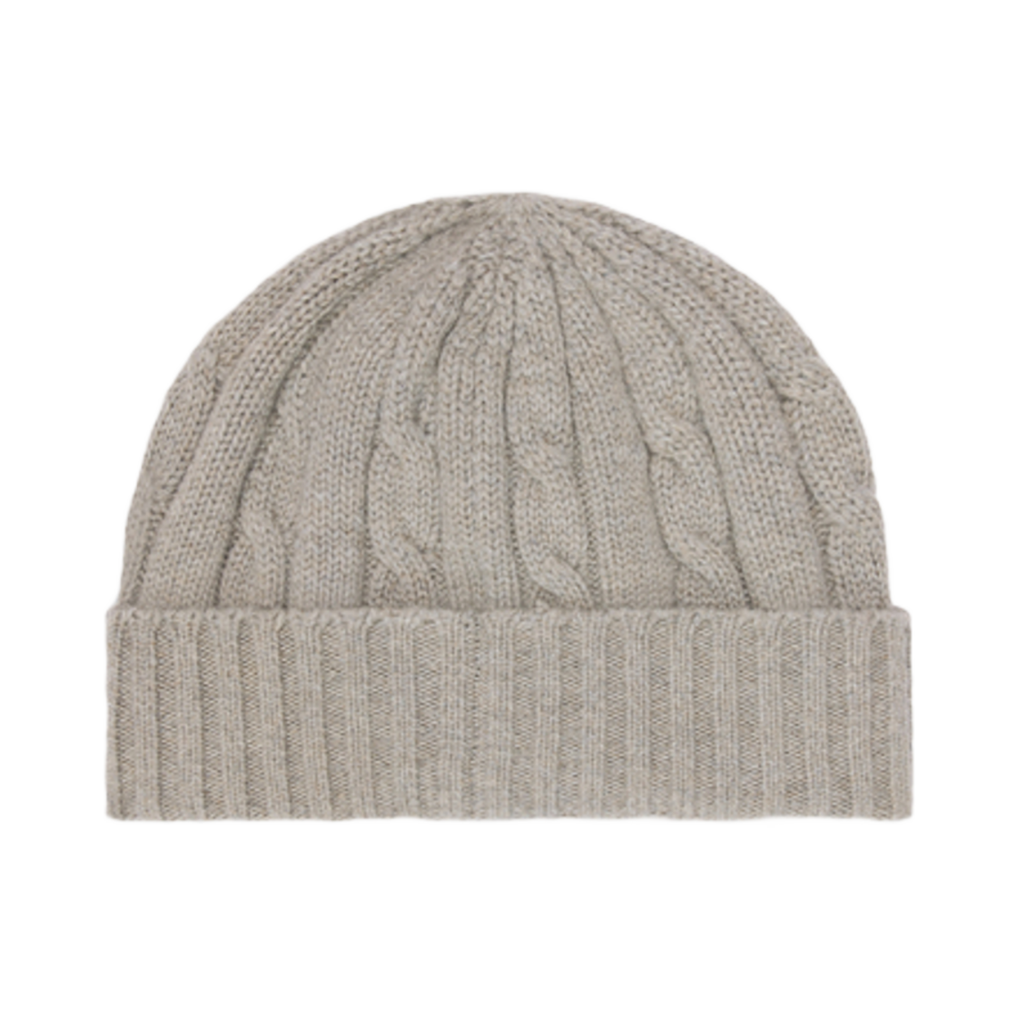 셀린느 트리옹프 케이블 니트 비니 캐시미어 라이트 그레이(Celine Triomphe Cable-Knit Beanie in Cashmere Light Grey) - 2