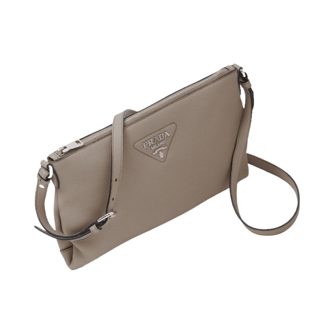 프라다 레더 숄더백 클레이 그레이(Prada Leather Shoulder Bag Clay Grey) - 2