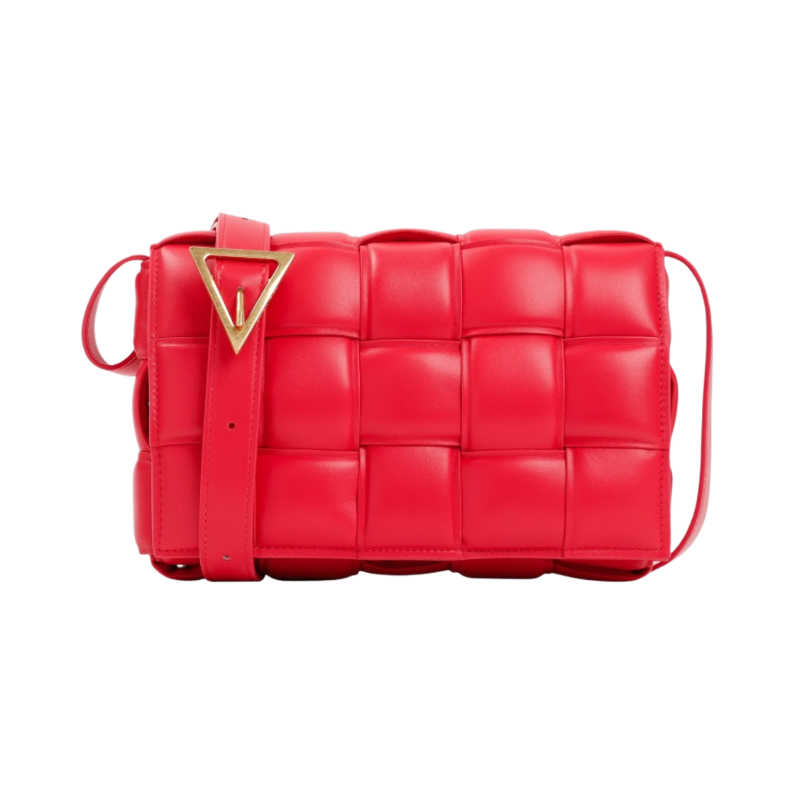 보테가 베네타 패딩 레더 카세트백 레드(Bottega Veneta Padded Leather Cassette Red) - 1