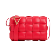 Bottega Veneta Padded Leather Cassette Red