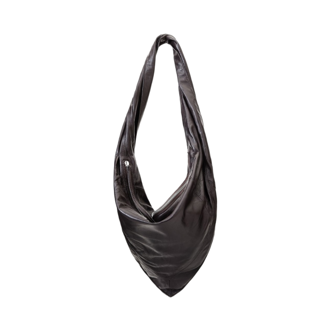 르메르 스몰 스카프백 샤이니 나파 레더 에스프레소(Lemaire Small Scarf Bag Shiny Nappa Leather Espresso) - 1