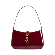 Saint Laurent Mini Le 5 A 7 in Patent Leather Grenade