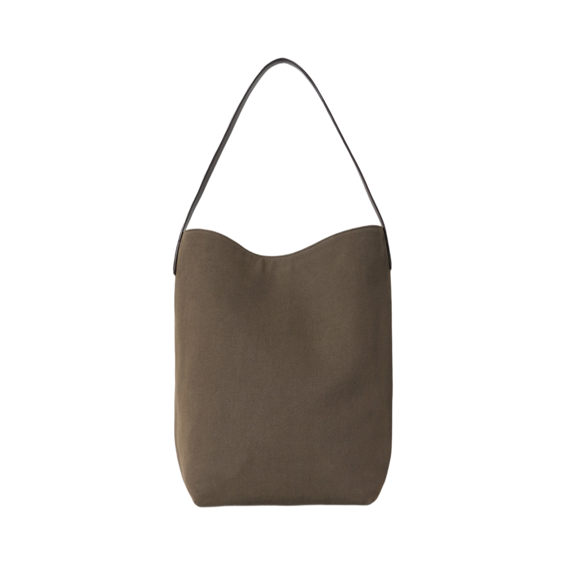 더 로우 라지 N/S 파크 토트백 코튼 캔버스 토프(The Row Large N/S Park Tote Bag in Cotton Canvas Taupe) - 1