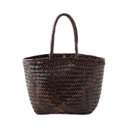 Dragon Diffusion Grace Basket Small Dark Brown
