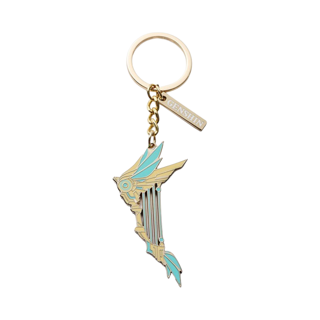 원신 무기 금속 키링 천공의 날개(Genshin Metal Keychain Weapons Epitome Invocation Weapons Skyward Harp) - 1