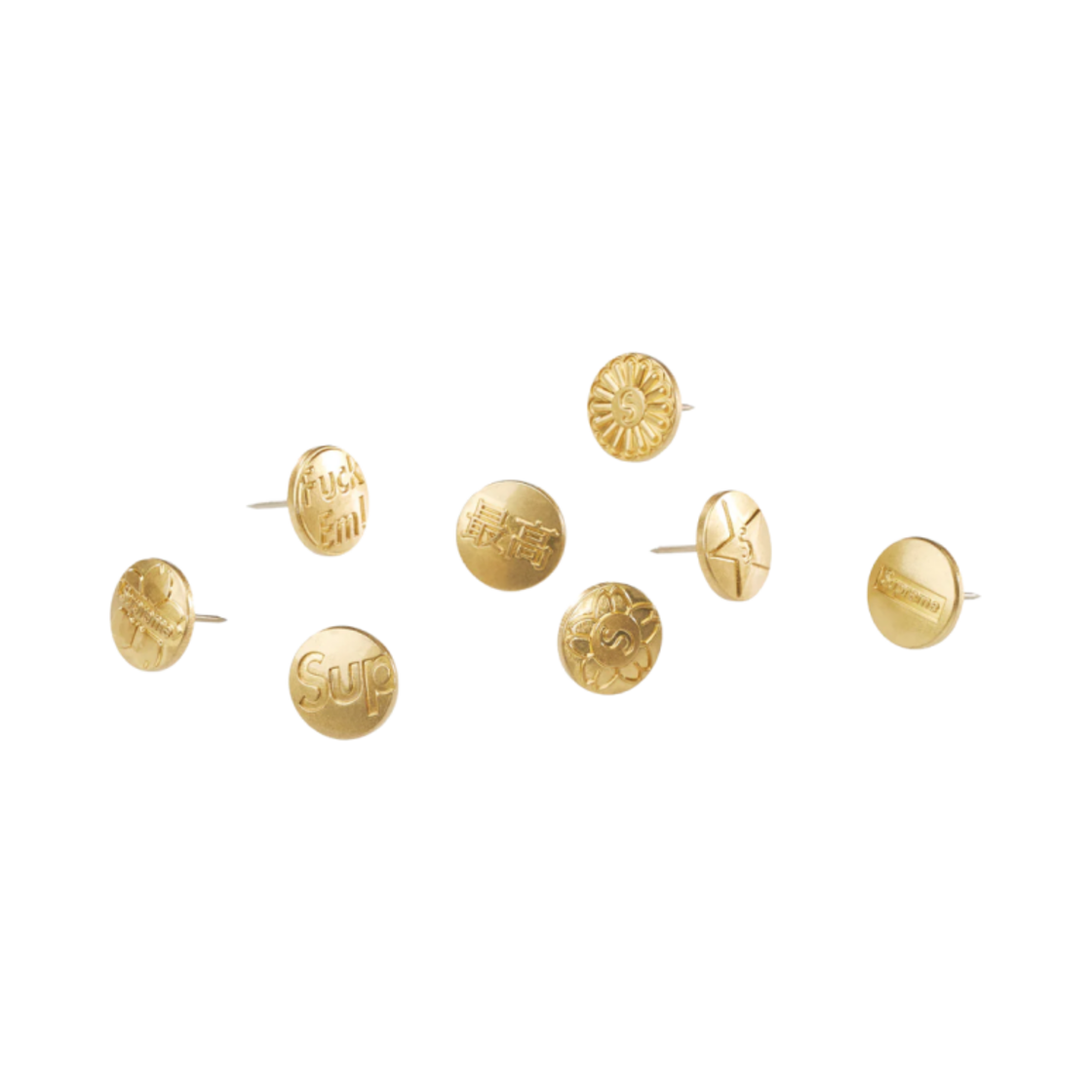 슈프림 CDW 푸시 핀 세트 브라스 - 24FW(Supreme CDW Push Pin Set Brass - 24FW) - 3