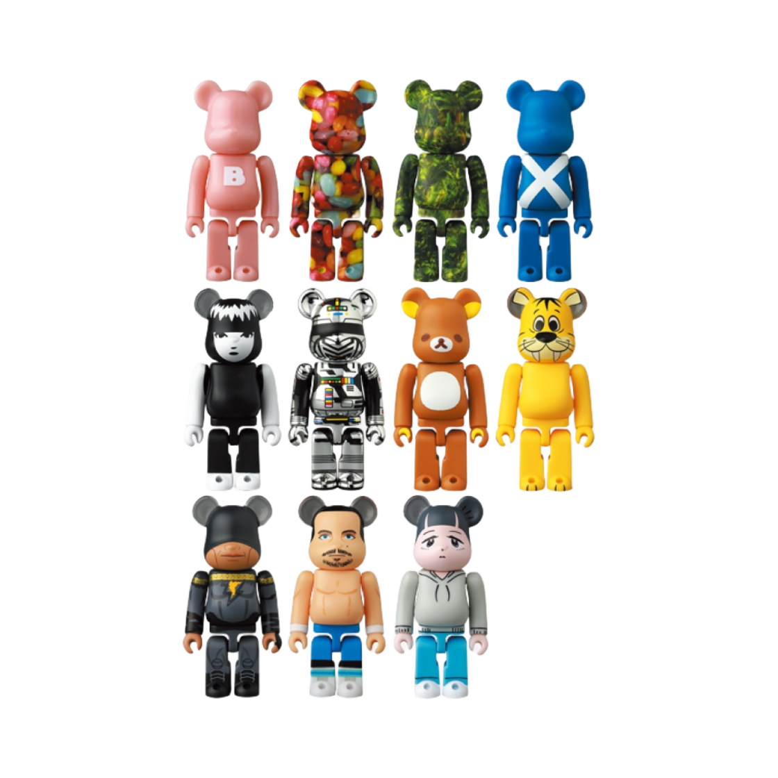 베어브릭 시리즈 45 랜덤박스 100% (24개입)(Bearbrick Series 45 Sealed Case 100% (24 Blind Boxes))