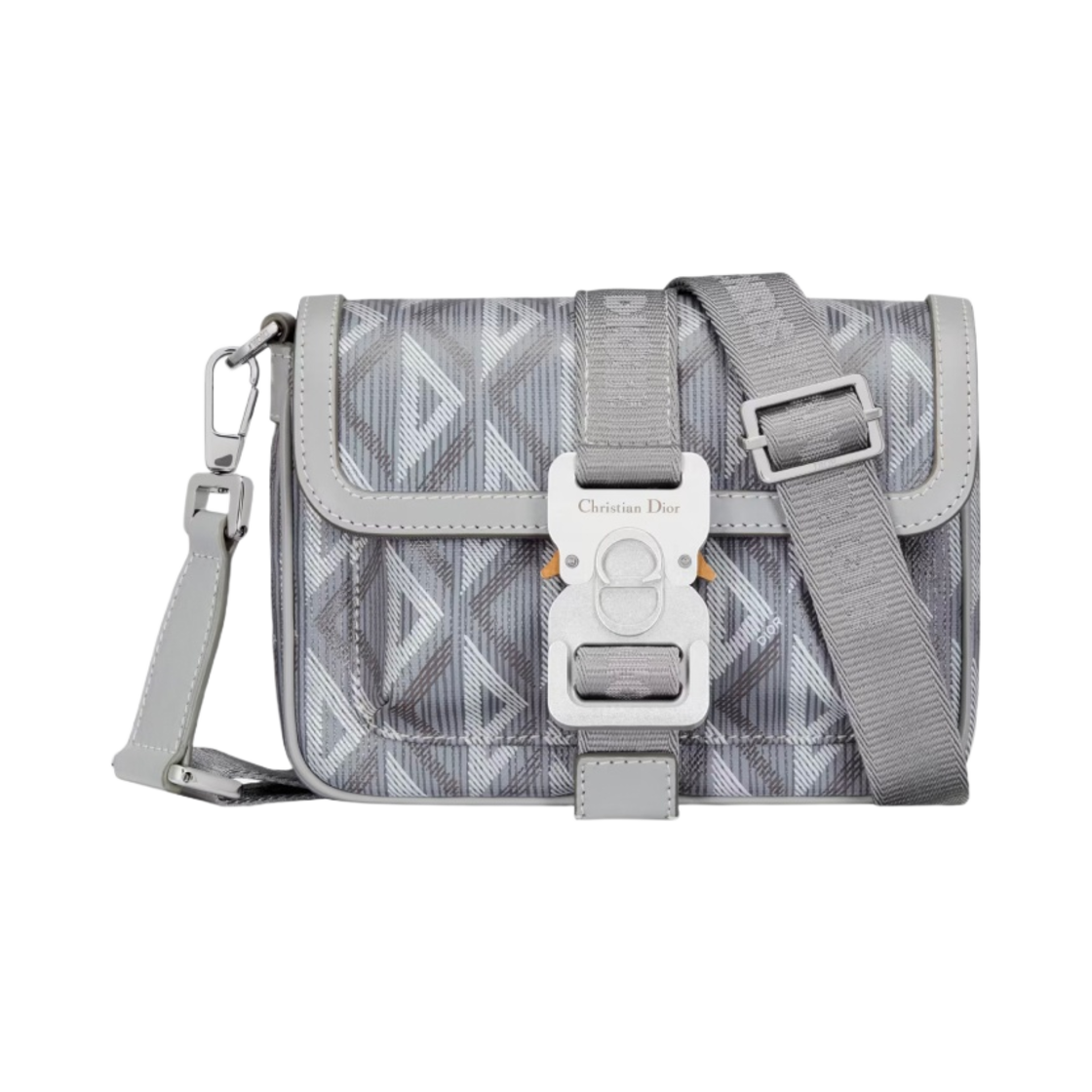 디올 라이트 디올 힛 더 로드 백 디올 그레이 CD 다이아몬드 캔버스(Dior Mini Dior Hit The Road Bag Dior Gray CD Diamond Canvas) - 1