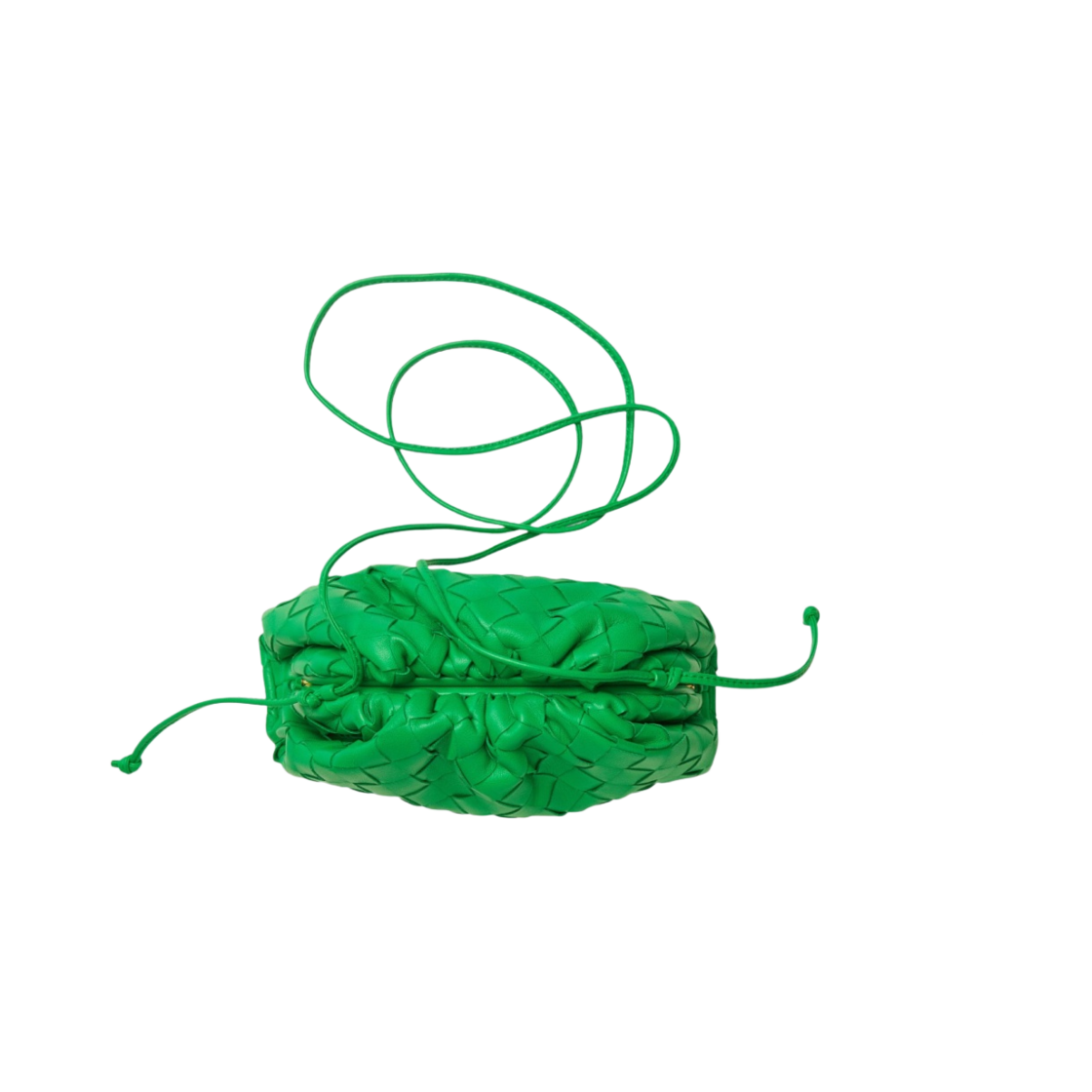 보테가 베네타 미니 레더 파우치 패러킷(Bottega Veneta Mini Leather Pouch Parakeet) - 3