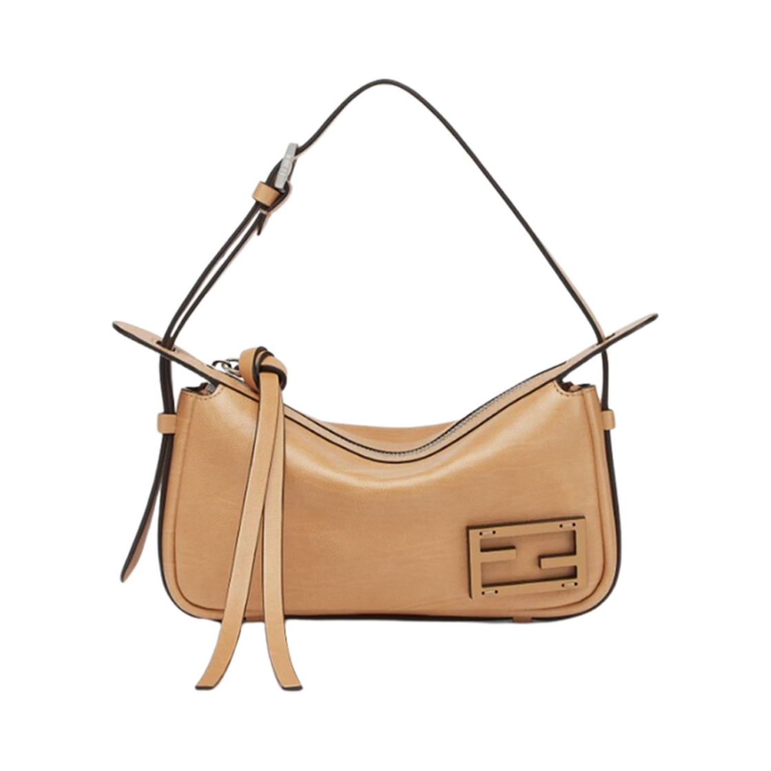 8BS097AS7AF1QD3 Fendi Simply Leather Mini Bag Beige