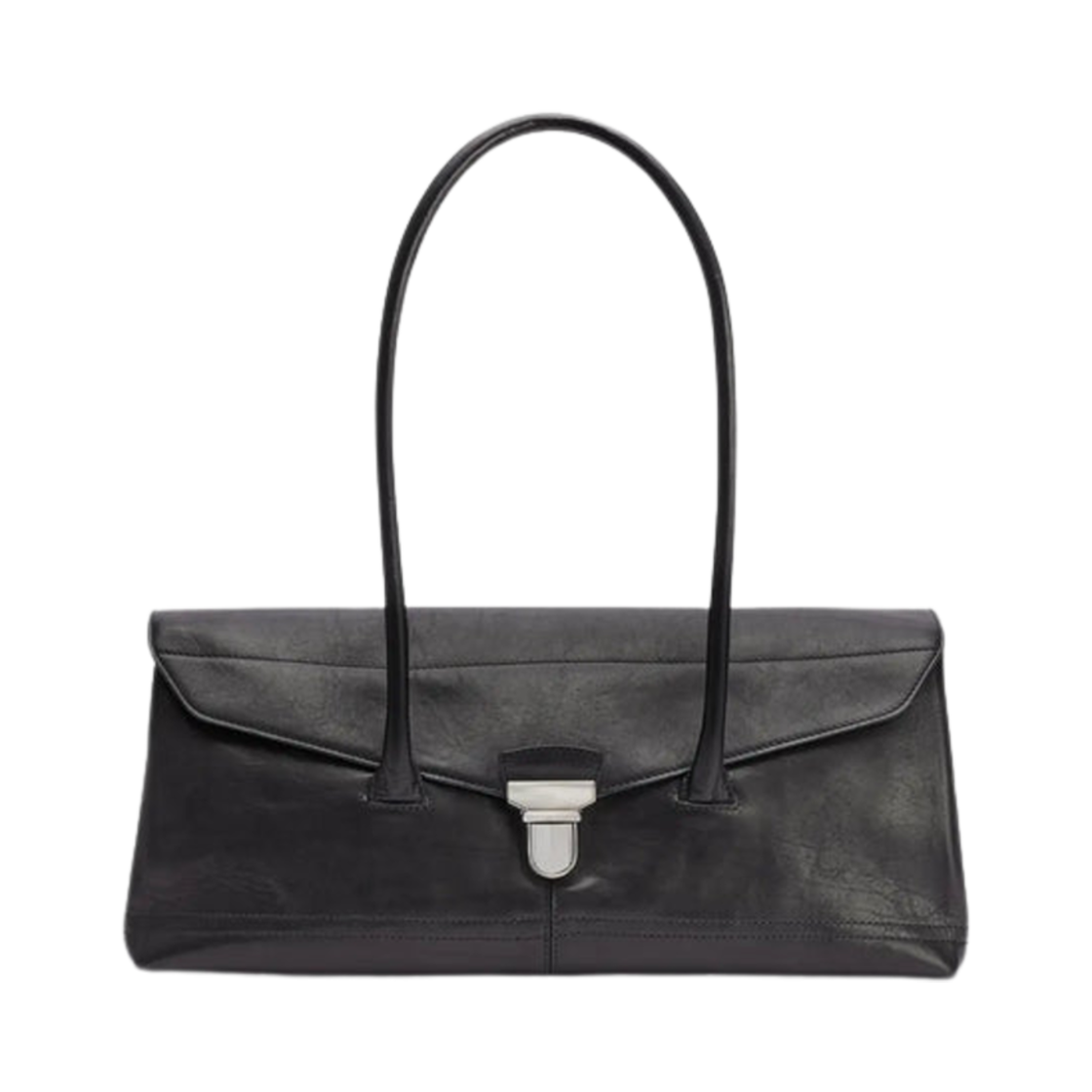 르메르 베지터블 나파 레더 숄더 기어백 블랙(Lemaire Vegetable Nappa Leather Shoulder Gear Bag Black) - 1