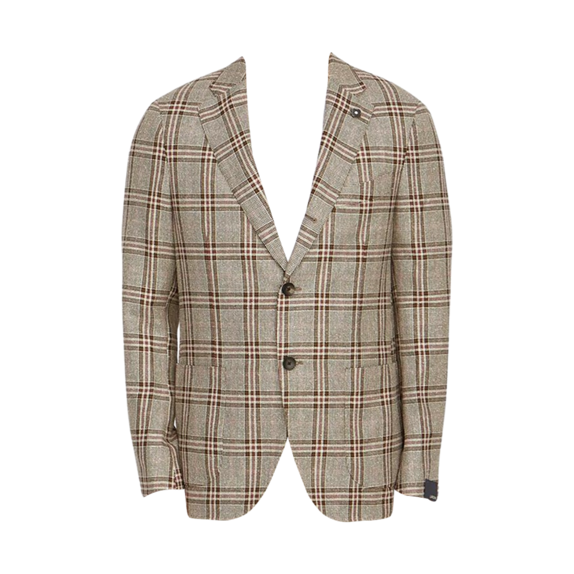 라르디니 울 실크 블레이저 브라운(Lardini Wool Silk Blazer Brown)
