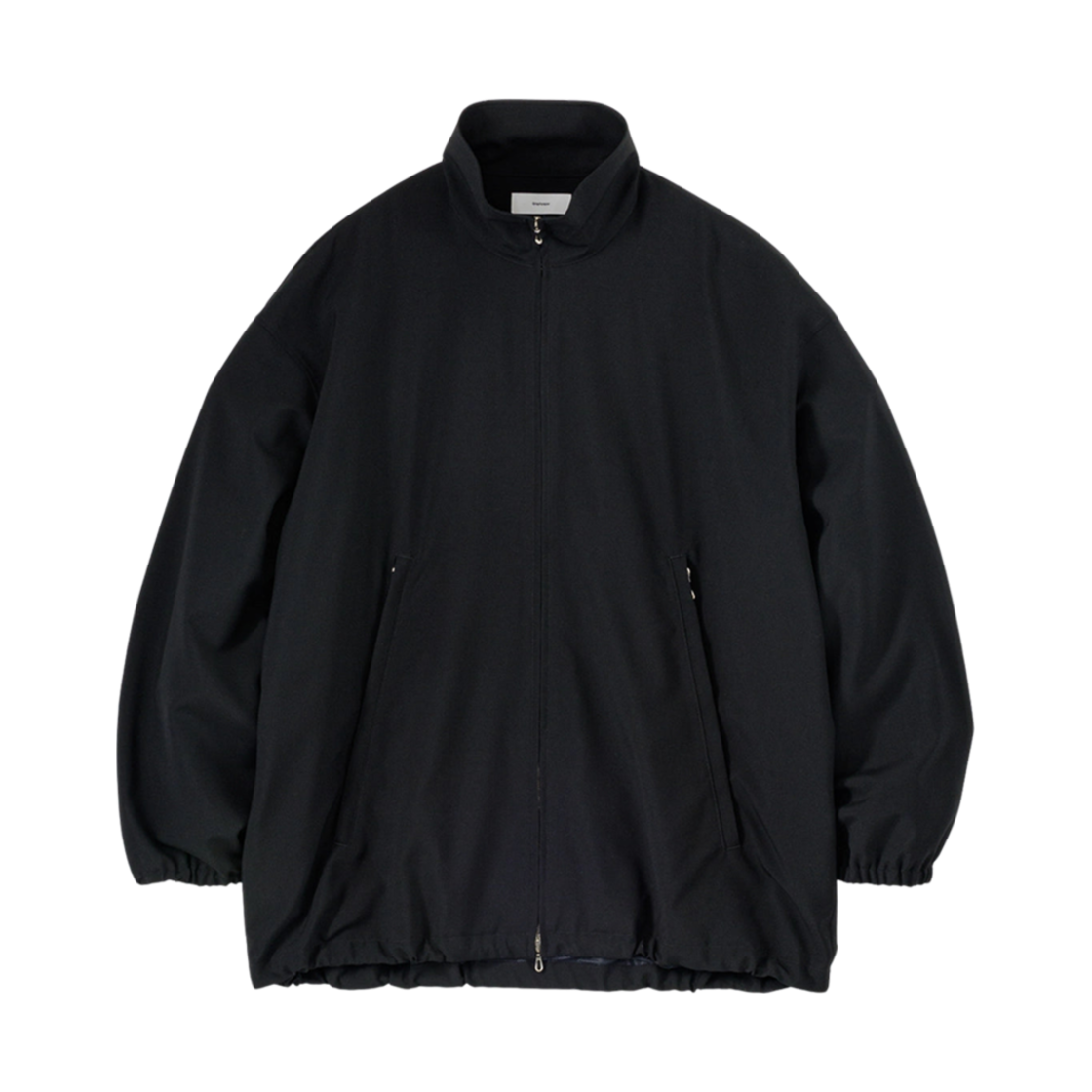 그라프페이퍼 트로피컬 울 트랙 블루종 블랙(Graphpaper Tropical Wool Track Blouson Black)