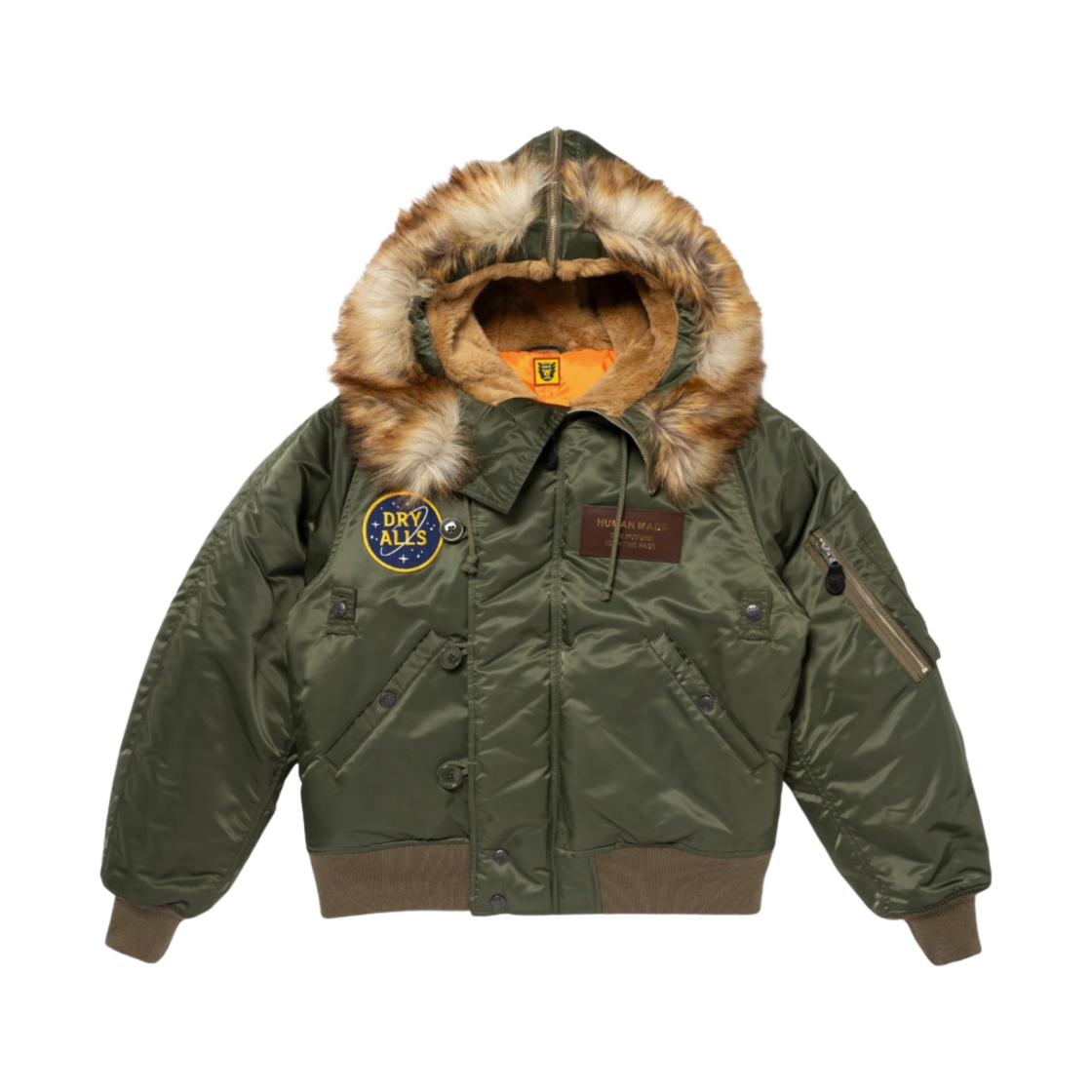 휴먼 메이드 N2 플라이트 자켓 올리브 드랩 | Human Made | KREAM