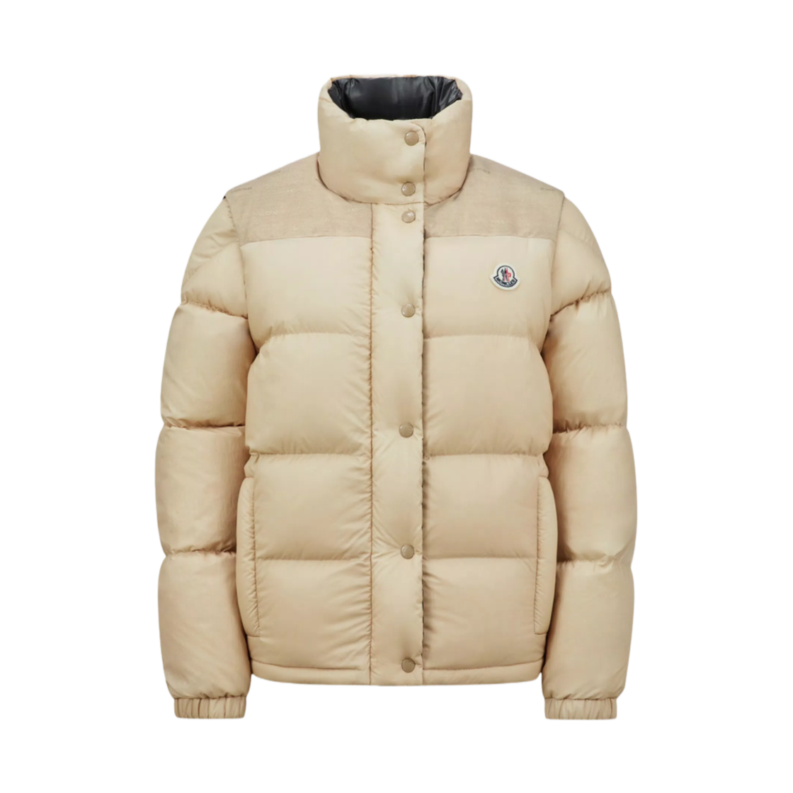 (W) 몽클레르 베로네 리버시블 쇼트 다운 자켓 샌드 베이지 - 24FW