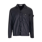 Stone Island 11025 Garment Dyed Micro Yarn with Primaloft TC Overshirt Black - 23SS