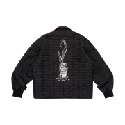Verdy Wasted Youth Quilt Puff Jacket Black