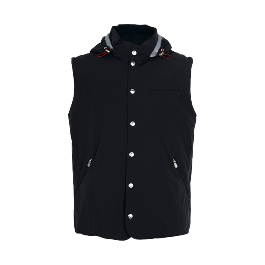 브루넬로 쿠치넬리 후드 다운 질렛 네이비(Brunello Cucinelli Hooded Down Gilet Navy)