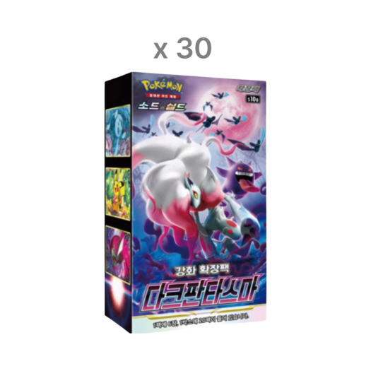 Pokemon Card Game Sword & Shield Enhanced Expansion Pack Dark Phantasma 30 Boxes (Total Pack of 600)