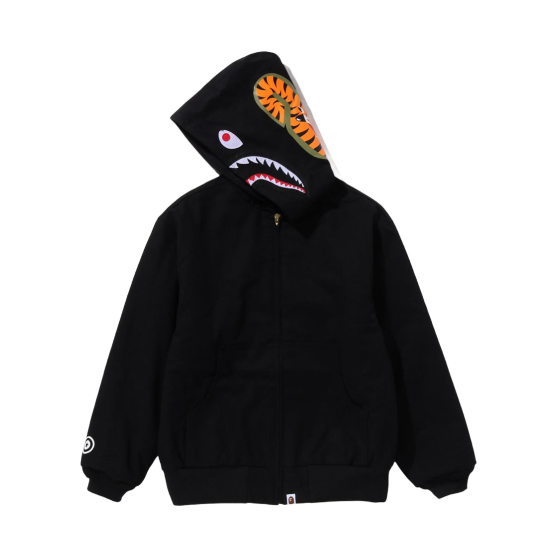 0ZXJKMX41005N BAPE Shark Work Hoodie Jacket Black