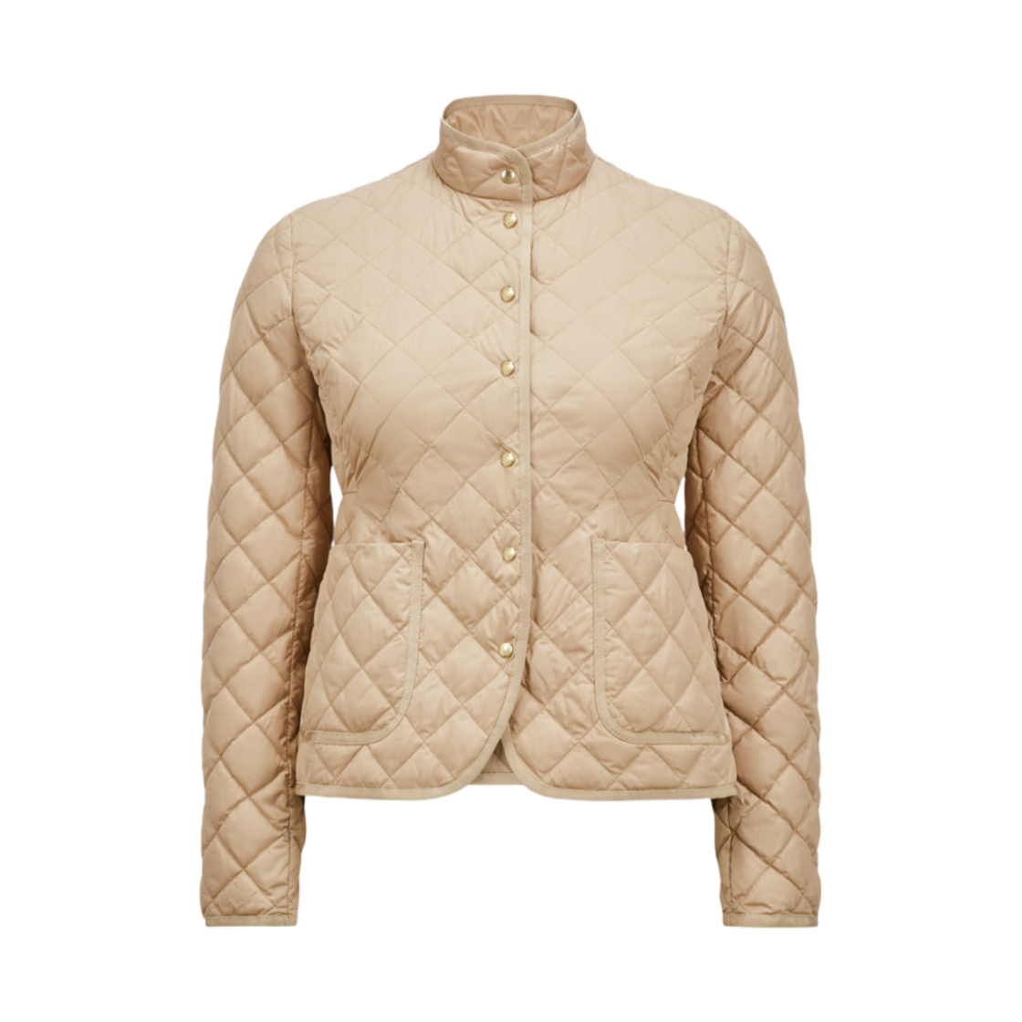K1-093-1A00056-54AQE-20X (W) Moncler Epin Fit & Flare Short Down Jacket Beige - 25SS