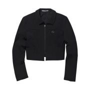 (W) Mischief Uniform Zip Up Jacket Black