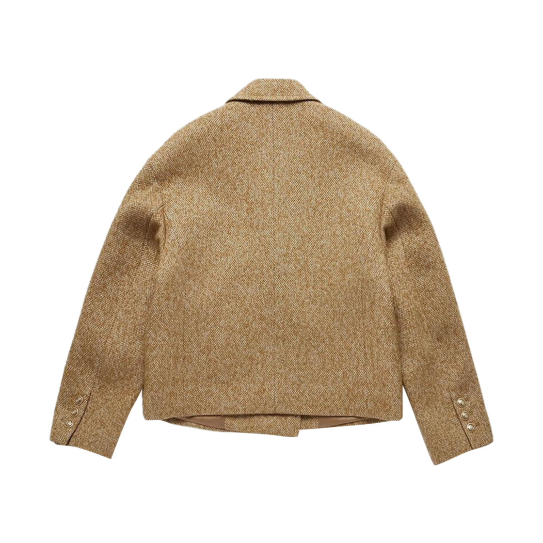 (W) 던스트 볼륨 트위드 자켓 브라운((W) Dunst Volume Tweed Jacket Brown) - 2