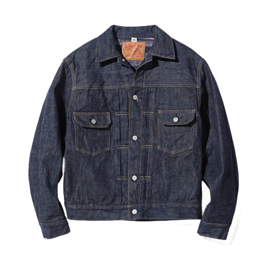 SC15210 Sugar Cane 14.25 oz. Denim Blanket Lined Jacket One Wash