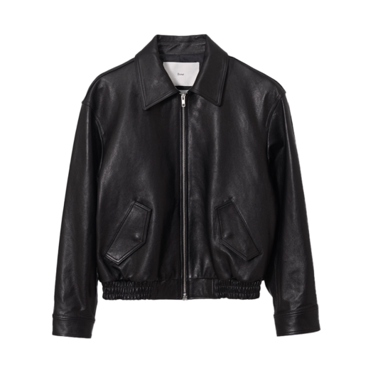 UDJU5A102BK Dunst Unisex Lambskin Leather Blouson Black