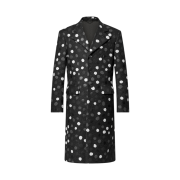 Louis Vuitton x YK Painted Dots Printed Coat Sea Lion Grey