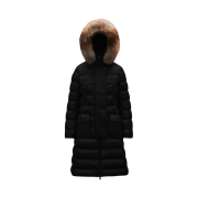 (W) Moncler Khloe Long Down Jacket Black - 21FW