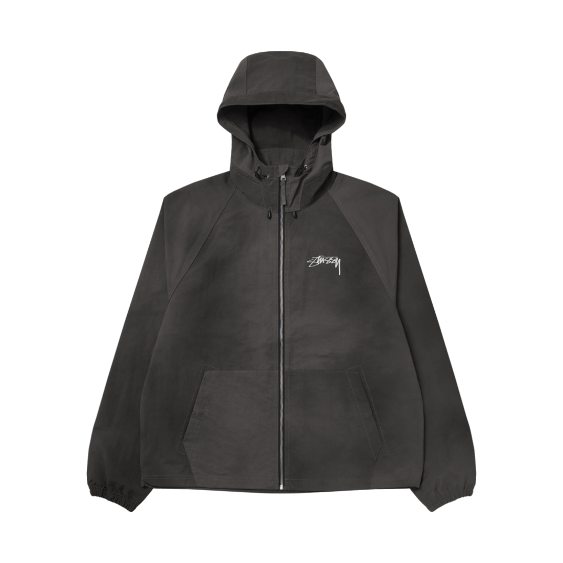 스투시 웨이브 다이 비치 쉘 자켓 블랙(Stussy Wave Dye Beach Shell Jacket Black)