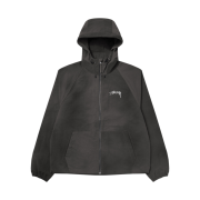 Stussy Wave Dye Beach Shell Jacket Black