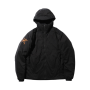 Arc'teryx x Beams Atom AR Hoody Black Orange