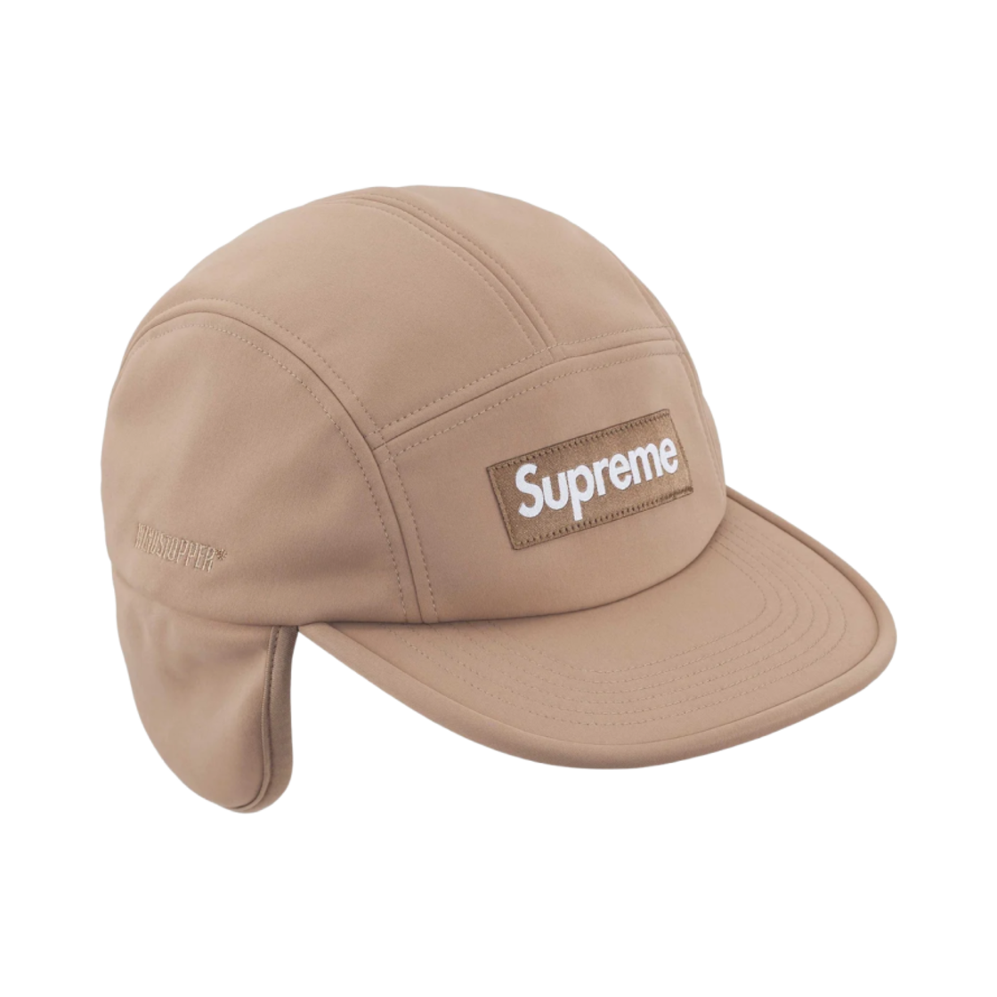 - Supreme Windstopper Earflap Camp Cap Taupe - 24FW