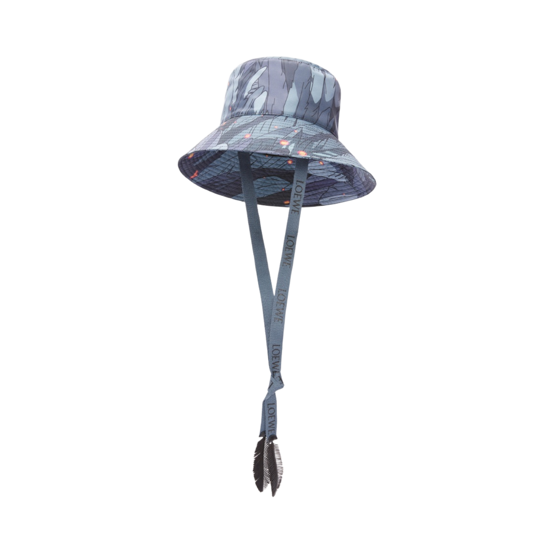 로에베 x 하울의 움직이는 성 피셔맨 햇 나일론 블랙(Loewe x Howl's Moving Castle Fisherman Hat in Nylon Black) - 2
