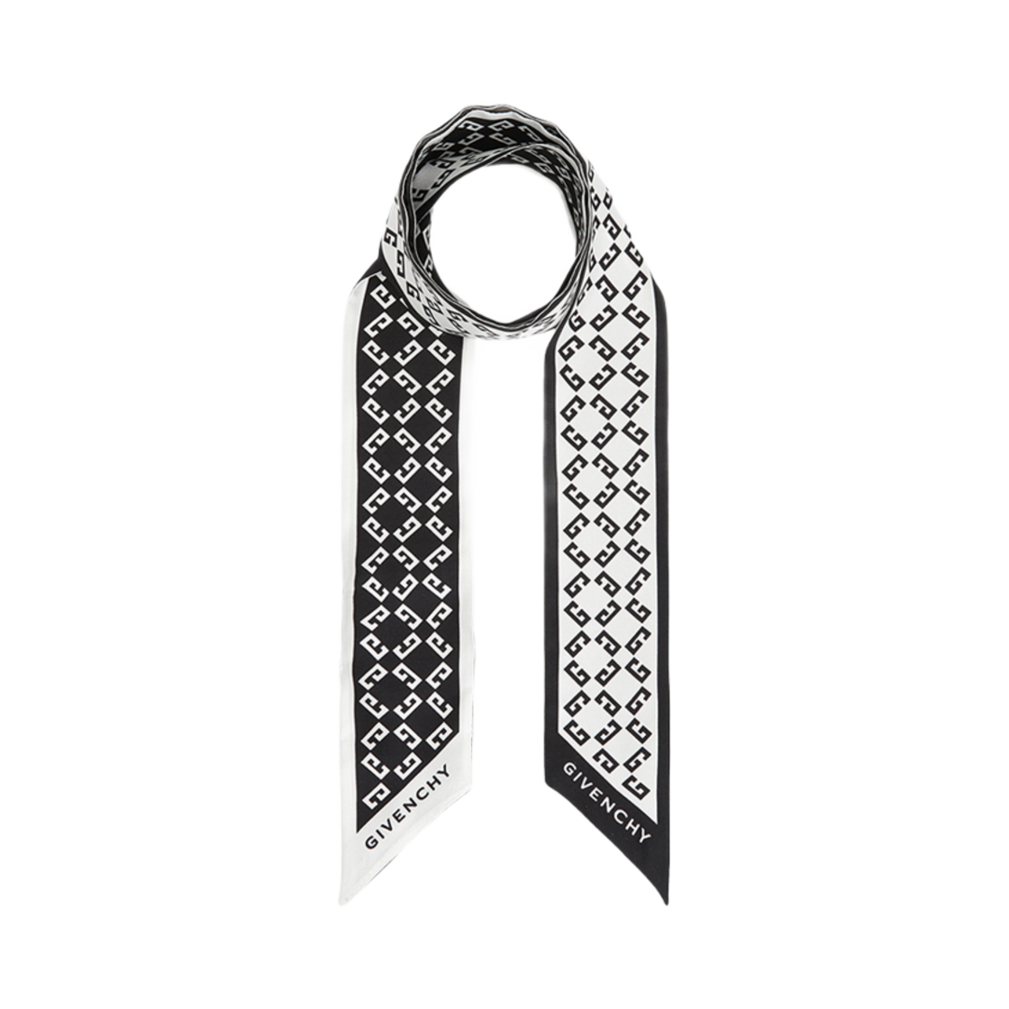 (W) 지방시 실크 스카프 멀티((W) Givenchy Silk Scarf Multi)