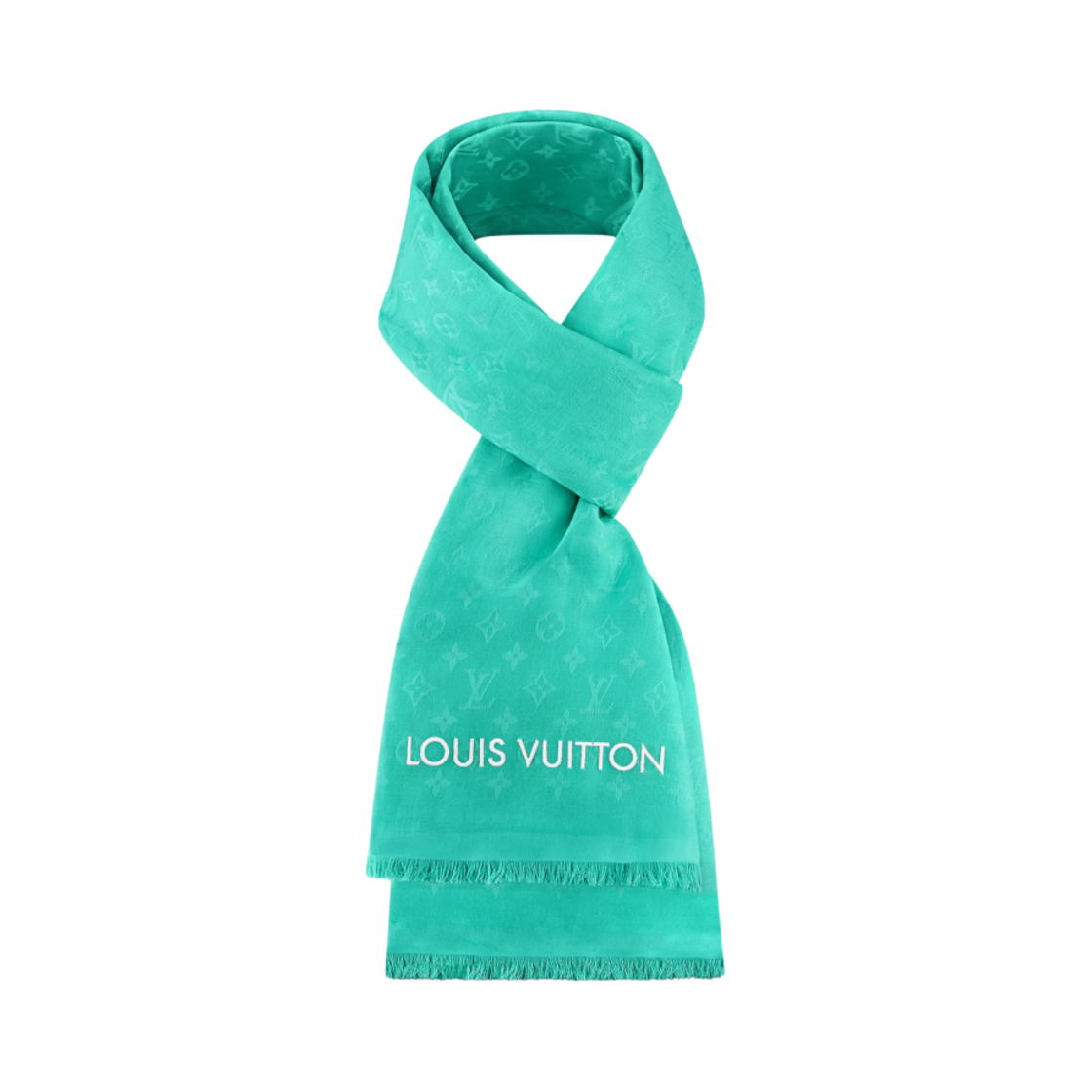 루이비통 모노그램 에센셜 스톨 말리부 그린(Louis Vuitton Monogram Essential Stole Malibu Green) - 1
