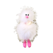 Cosymosy Ugly Bird Keyring White